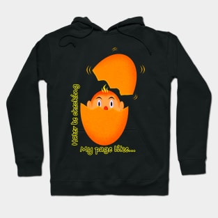 egg cartoon Hoodie